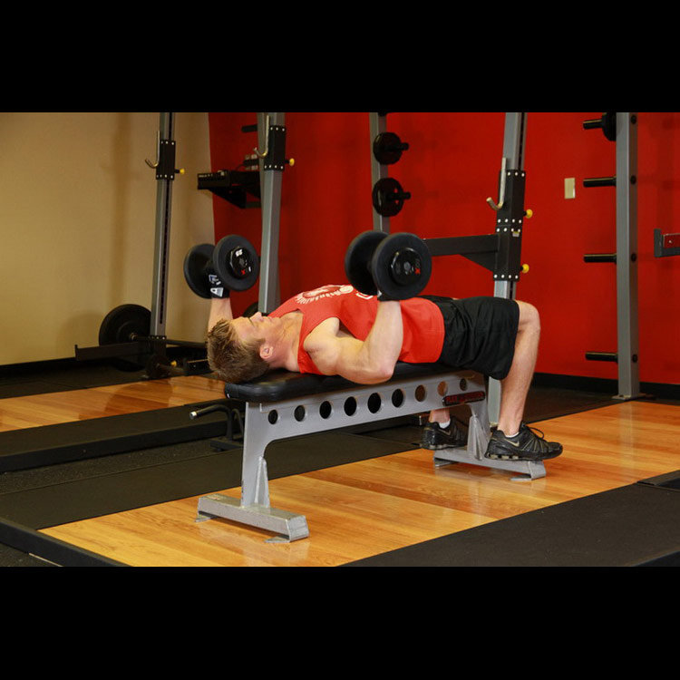 техника выполнения упражнения: Жим гантелей лежа (Dumbbell Bench Press) на фото техника выполнения упражнения: Жим гантелей лежа (Dumbbell Bench Press) на фото