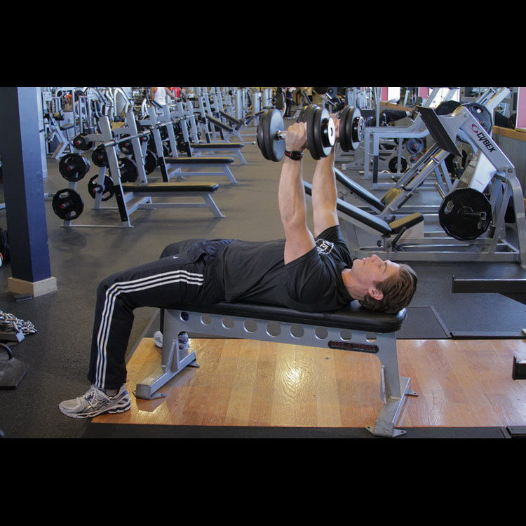 техника выполнения упражнения: Жим гантелей нейтральным хватом (Dumbbell Bench Press with Neutral Grip) на фото техника выполнения упражнения: Жим гантелей нейтральным хватом (Dumbbell Bench Press with Neutral Grip) на фото