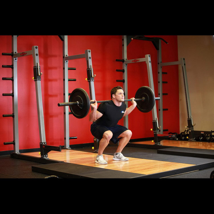 техника выполнения упражнения: Быстрые приседания со штангой (Speed Squats) на фото техника выполнения упражнения: Быстрые приседания со штангой (Speed Squats) на фото