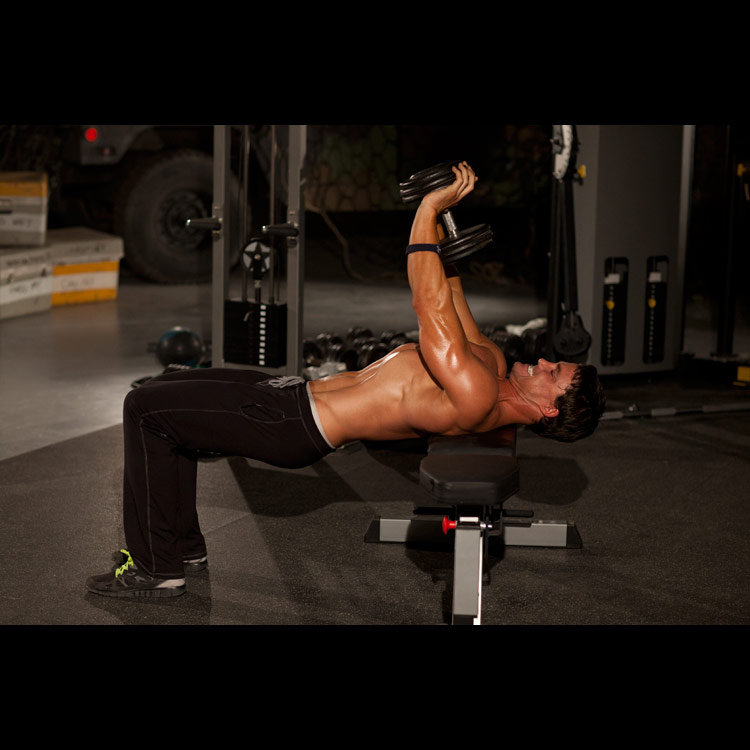 техника выполнения упражнения: Жим гантели лёжа (Close-Grip Dumbbell Press) на фото техника выполнения упражнения: Жим гантели лёжа (Close-Grip Dumbbell Press) на фото