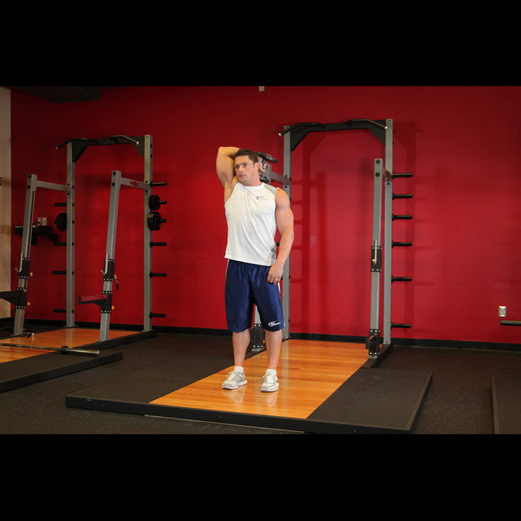 техника выполнения упражнения: Французский жим одной рукой стоя (Standing One-Arm Dumbbell Triceps Extension) на фото техника выполнения упражнения: Французский жим одной рукой стоя (Standing One-Arm Dumbbell Triceps Extension) на фото