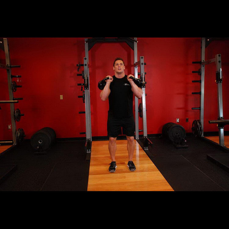 техника выполнения упражнения: Толчок гирь над собой (Double Kettlebell Jerk) на фото техника выполнения упражнения: Толчок гирь над собой (Double Kettlebell Jerk) на фото