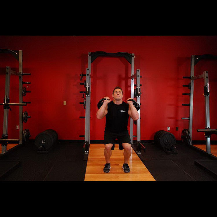 техника выполнения упражнения: Жим двух гирь над головой (Double Kettlebell Push Press) на фото техника выполнения упражнения: Жим двух гирь над головой (Double Kettlebell Push Press) на фото